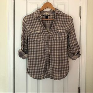 Lucky Brand checkered button down